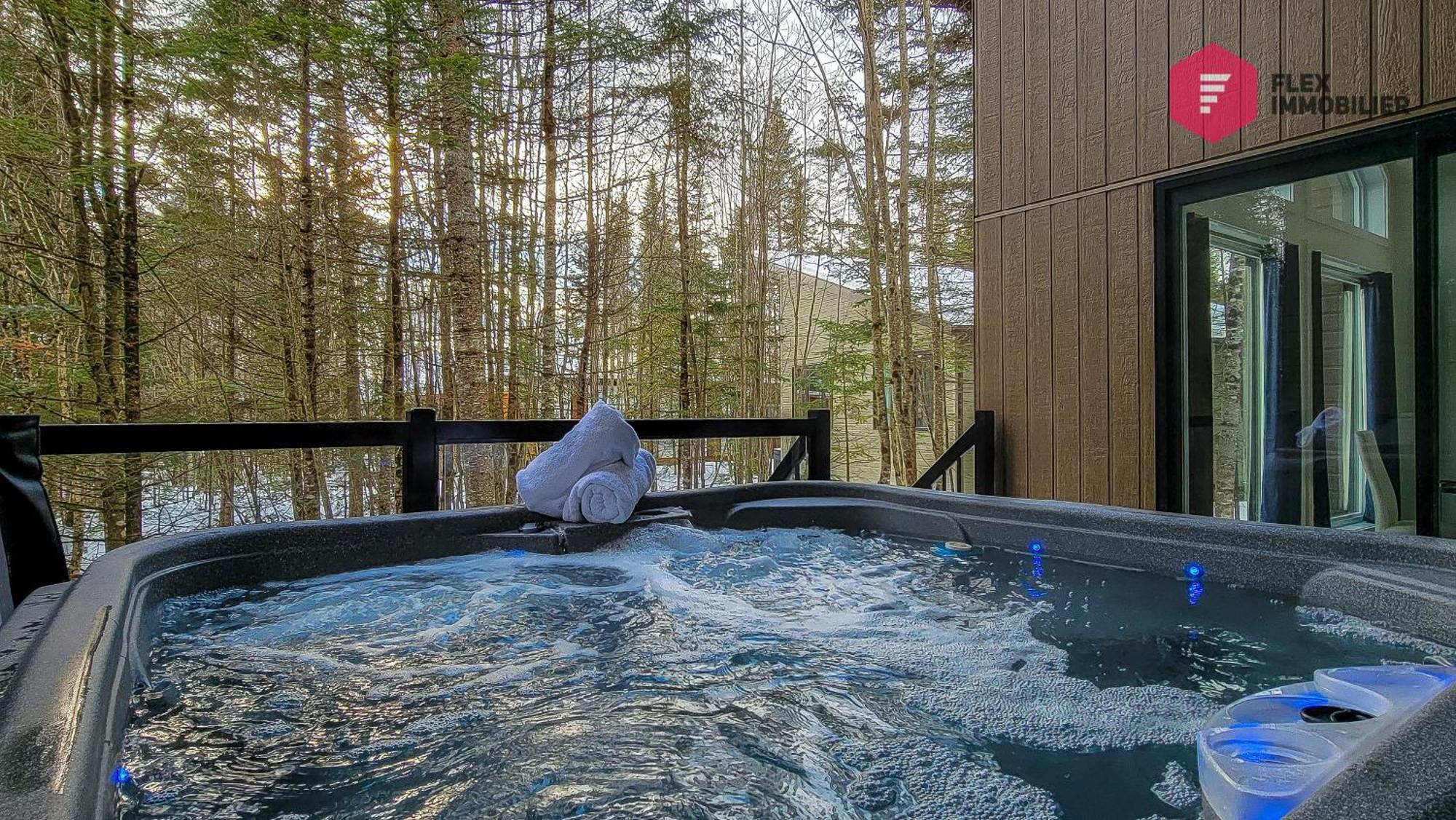 Le Bleu Bourgeois De Portneuf - Natural Elegance - Hot Tub, Sauna And Pool Pont-Rouge Buitenkant foto